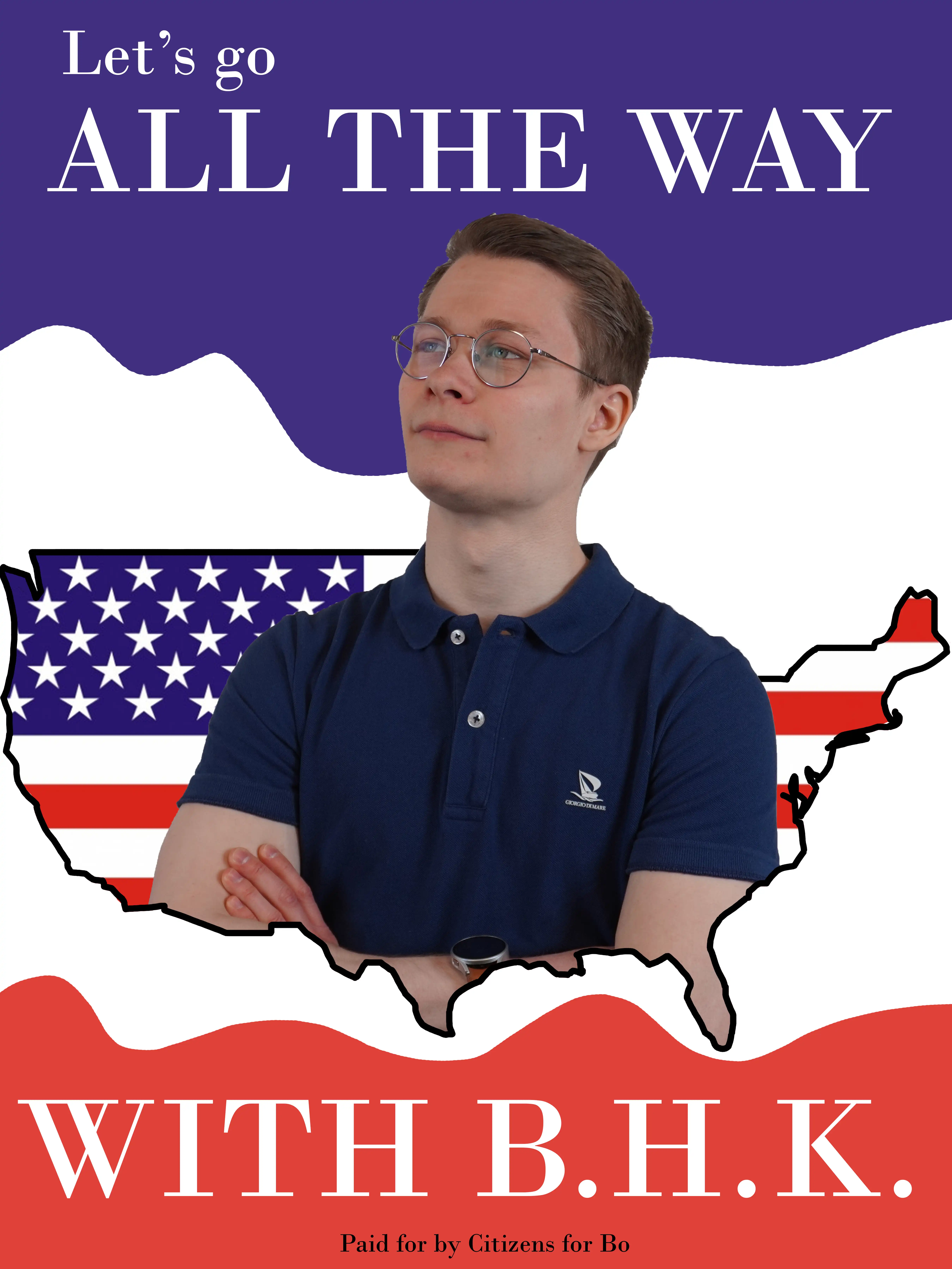Valgplakat til det amerikanske præsidentvalg